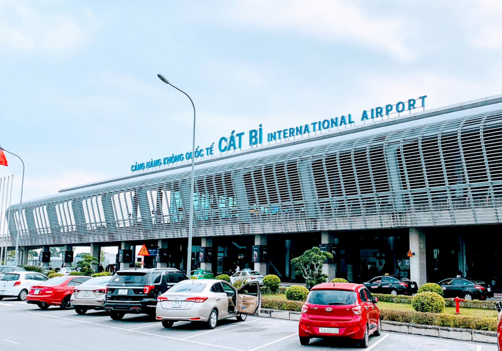 Du khách có thể dễ dàng di chuyển từ sân bay Cát Bi 